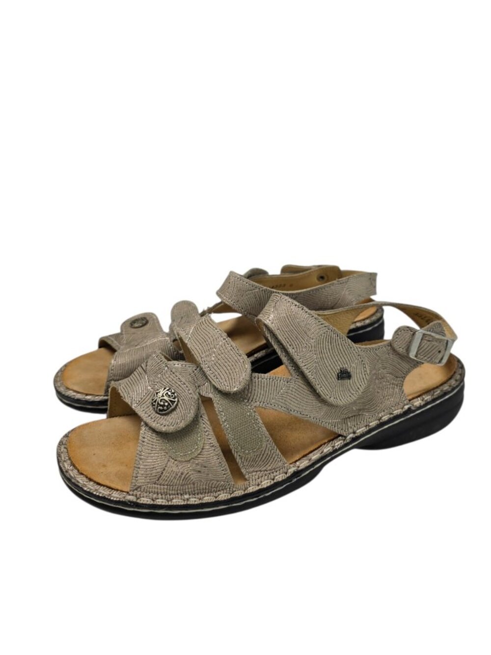 Finn Comfort Strappy Comfort Sandals, Size 42 US 10.5, Leather